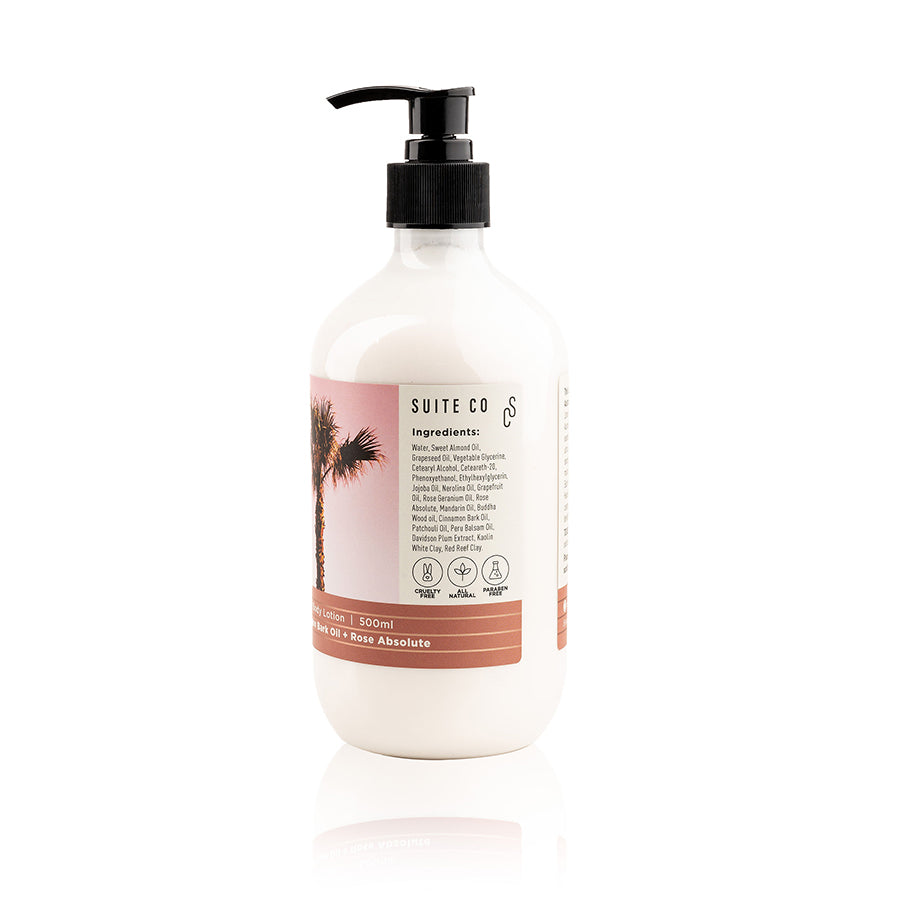 Hand & Body Lotion - Cinnamon Bark Oil + Rose Absolute