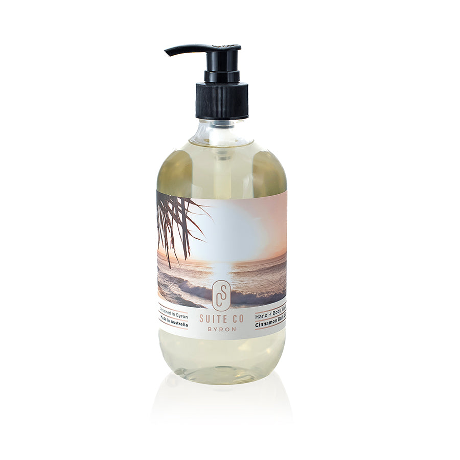 Hand & Body Wash - Cinnamon Bark Oil + Rose Absolute Byron