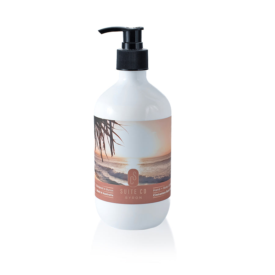 Hand & Body Lotion - Cinnamon Bark Oil + Rose Absolute - Byron